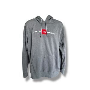 The North Face Men's Unisex Gray Never Stop Exploring Hoodie Sweatshirt XL